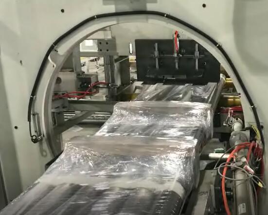 orbital stretch wrapper for aluminum