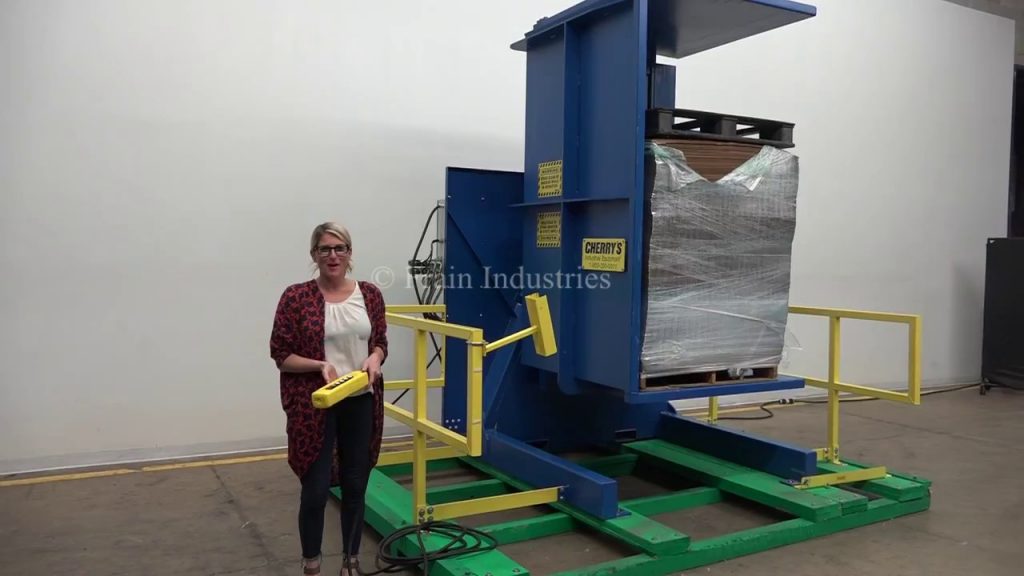 “Effortlessly Invert Pallets with the Revolutionary Hydraulic Single Clamp Inverter”