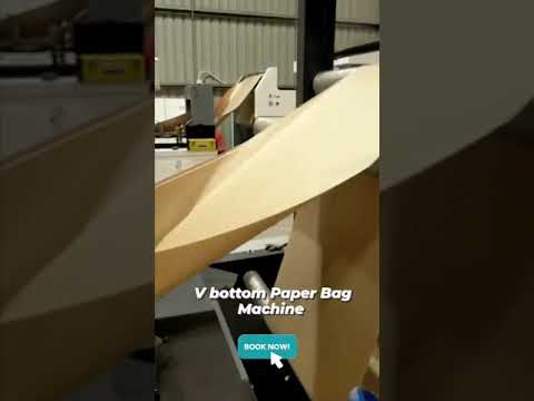 “Revolutionize Your Packaging with the Latest V-Shaped Paper Bag Machine”