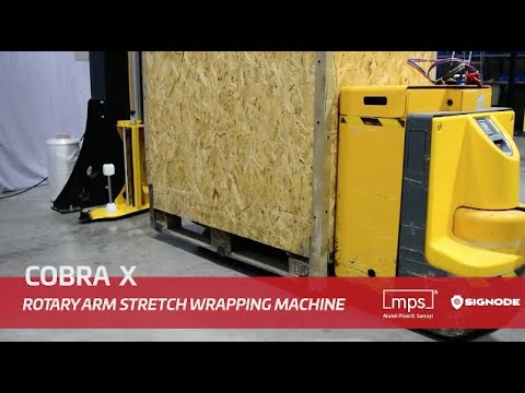 “Advanced Rotary Arm Stretch Wrapping Machine for Efficient Packaging”