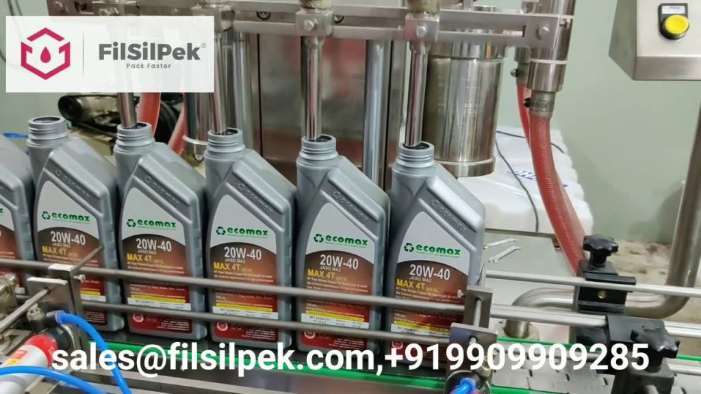 “Innovative Oil Filler: Advanced Automatic Packaging System for Lubricant Oil”