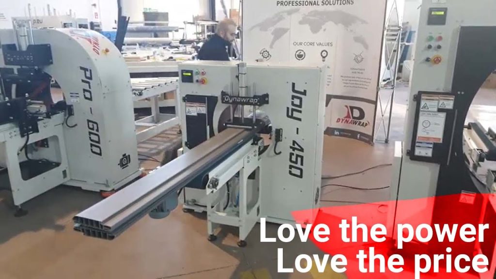 “Efficient Wrapping Solution for Profiles and Frames – Joy 450 Dynawrap Horizontal Stretch Film Wrapping Machine” “Efficient Wrapping Solution for Profiles and Frames – Joy 450 Dynawrap Horizontal Stretch Film Wrapping Machine”
