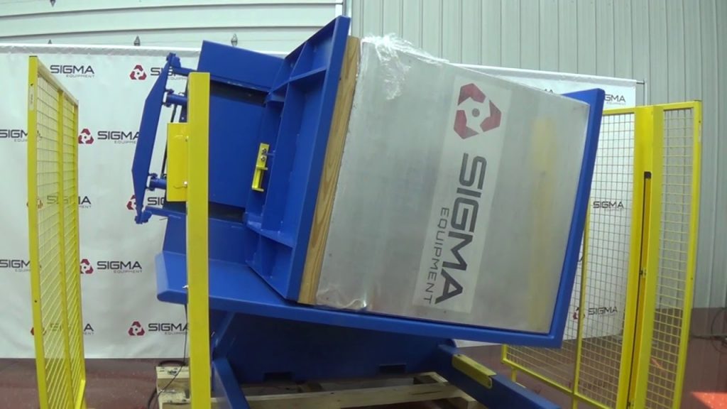 “Efficiently Invert Pallets with a 180 Degree SC-75P Inverter – Max Load 4400 LBS”