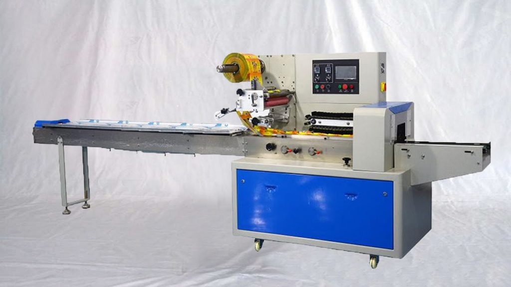 “Efficient Bread Packaging with Horizontal Flow Wrapping Technology”