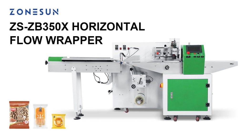 “Efficient Guide to Horizontal Flow Wrapping with ZS-ZB350X Machine”