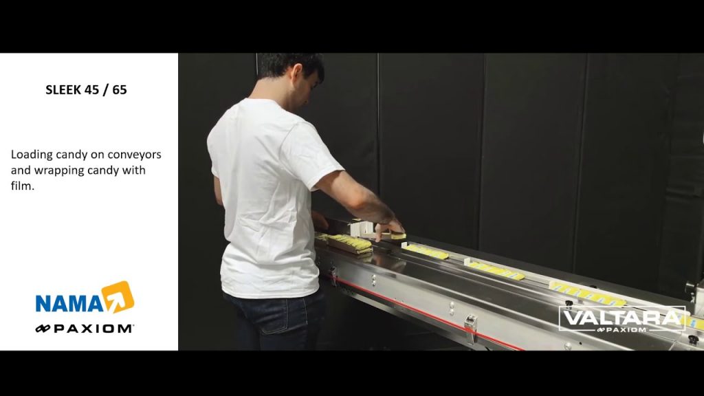 “Efficient Horizontal Flow Wrapping for Candy Bars – Choose SLEEK 45 or 65 by Paxiom”