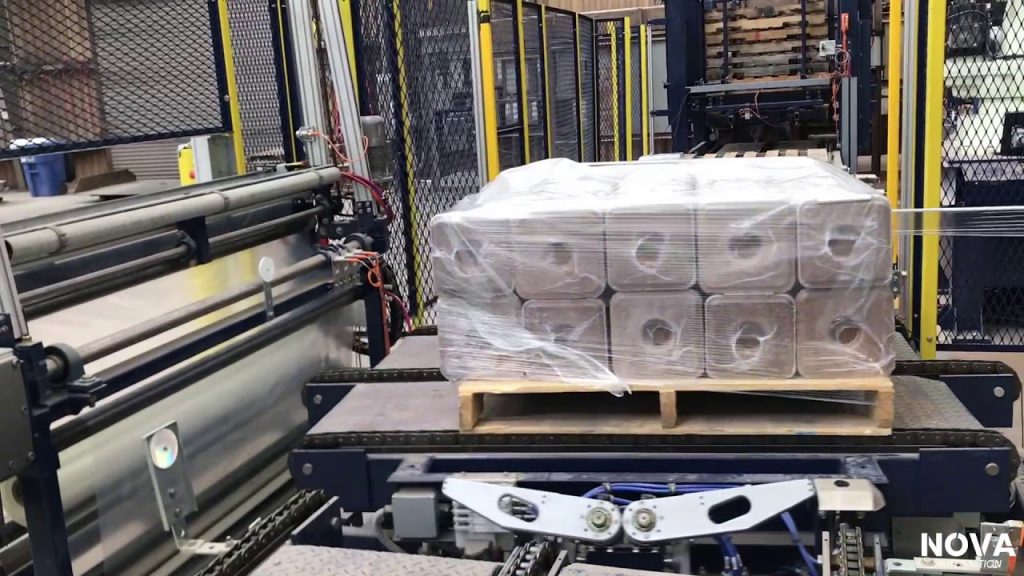 “Efficient Mineral Block Roping with the Turntable Stretch Wrapper TTW-300”