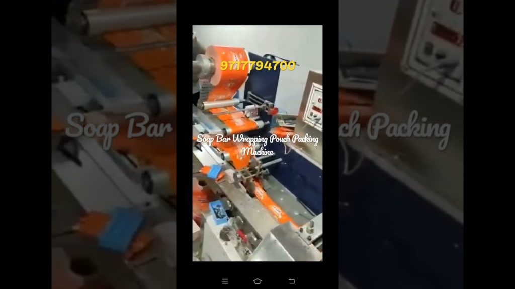 “Efficient Packaging Solution for Bar Soap: Horizontal Flow Wrap Machine with Soap Pouch Packing Capabilities”