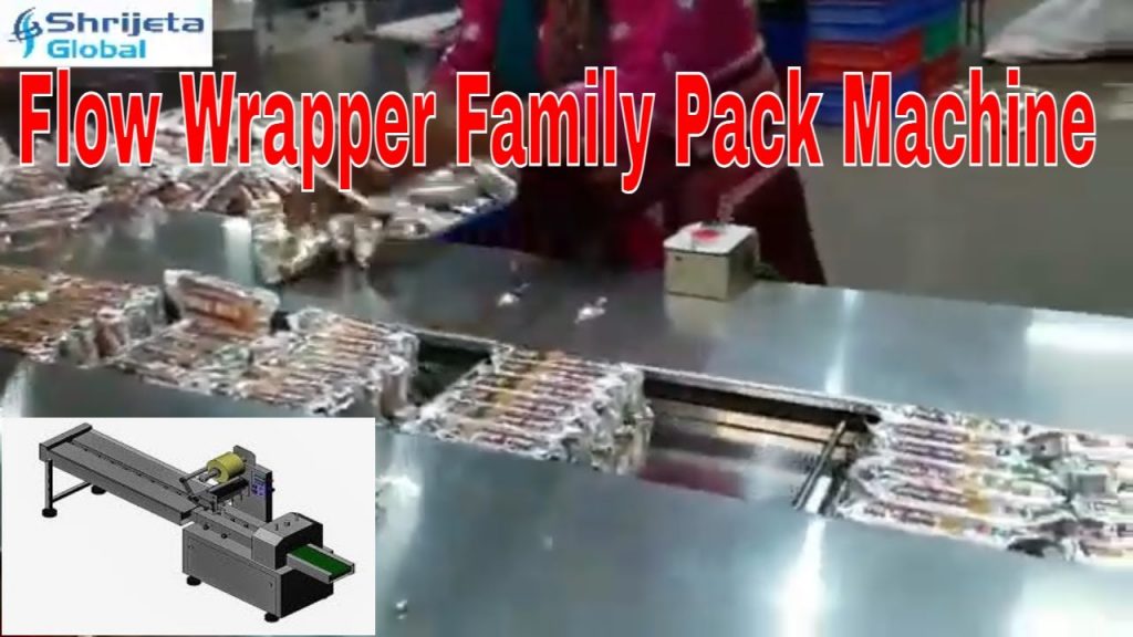 “Efficient Packaging Solution for Family-Sized Biscuit Packs – Discover the Horizontal Flow Wrap Machine”