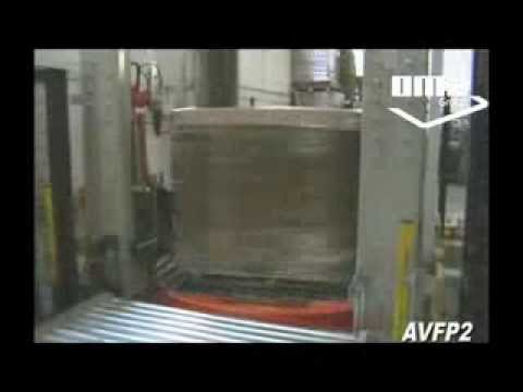 “Efficient Vertical Compression and Stretch Wrapping Machine for Packaging Needs”