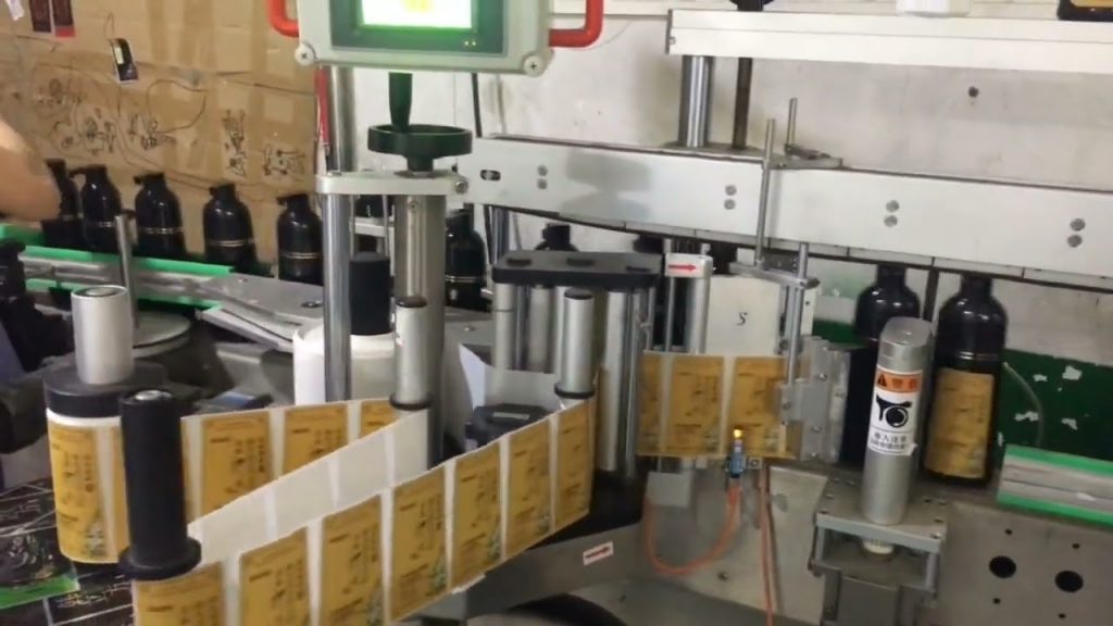 “Efficient and Precise Labeling for Vertical Shampoo Bottles with Automatic Labeling Machine”