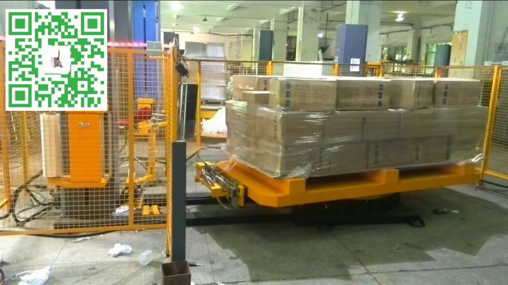 “Efficient and Reliable Stretch Film Wrapper for Remote Control Pallet Wrapping in Factory Settings”