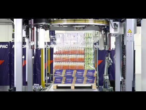 “Efficiently Secure Your Pallets with an Automatic Stretch Wrapper: The Genesis Futura 2.”