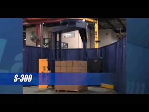 “Efficiently Secure Your Pallets with the S300 Semi-Automatic Straddle Stretch Wrapper”