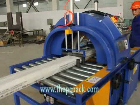 Efficiently Wrap PVC Pipe and Profile with Horizontal Orbital Stretch Wrapping Machine