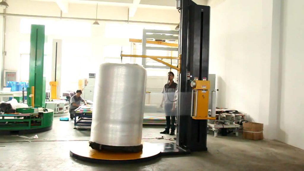 “Efficiently Wrap Your Pallets with a Versatile Automatic and Vertical Wrapper”