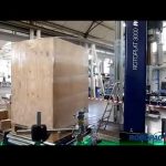 “Efficiently wrap large items with this rotating table stretch wrapping machine”