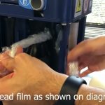 “Effortlessly Load Film onto a Robopac Masterplat Semi Automatic Stretch Wrapper Film Carriage”