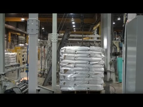 “Effortlessly Wrap Pallets with the LW Series Automatic Wrapper”