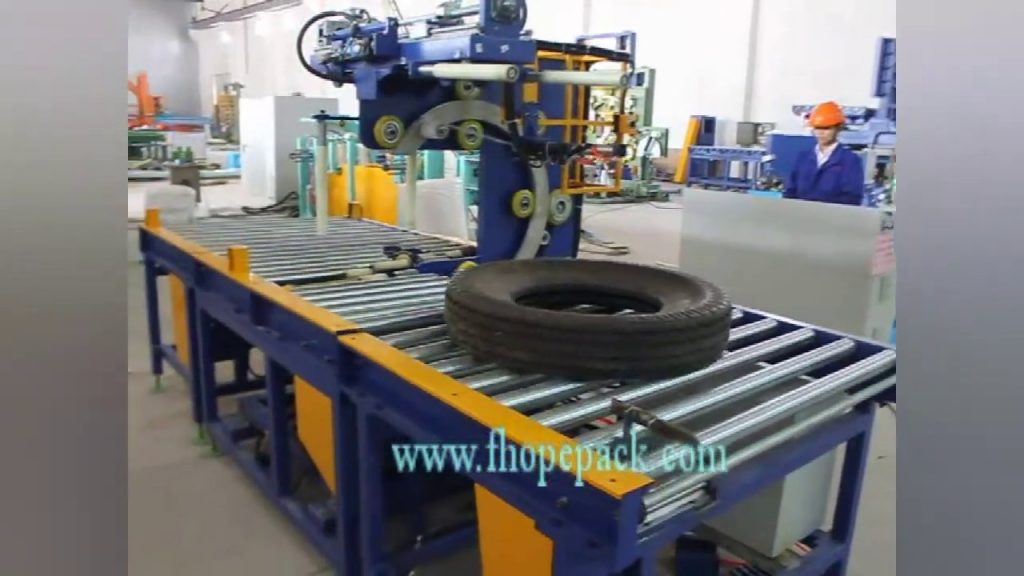 Effortlessly Wrap Tyres with Fhope’s Automatic Horizontal Stretch Wrapper