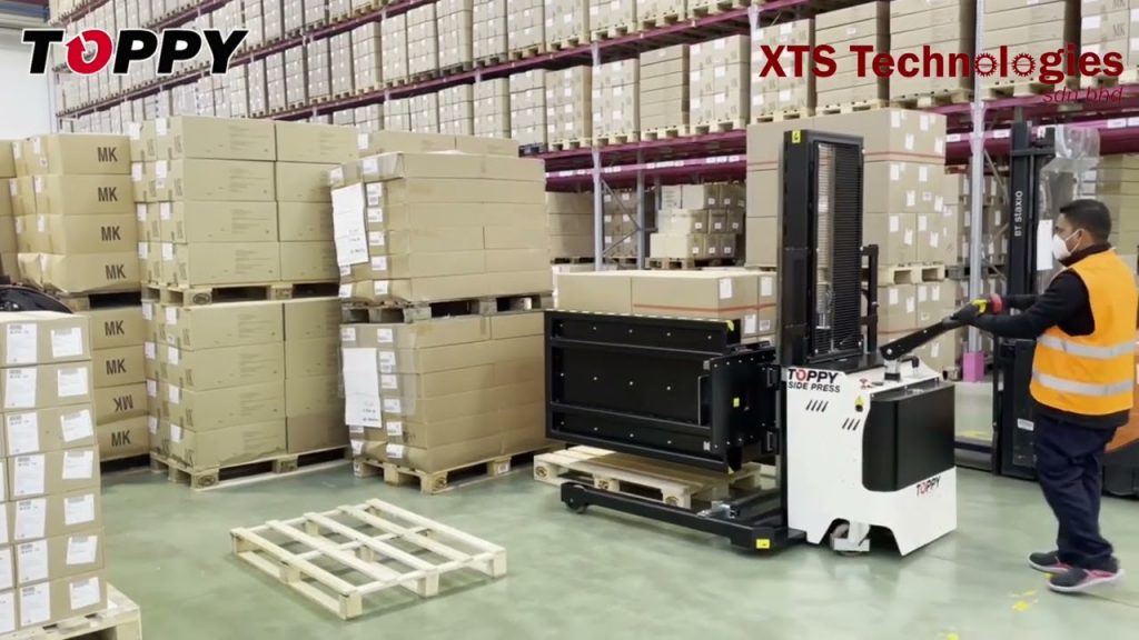 “Revolutionize Your Pallet Handling with the Innovative Side Press Splitter Mobile Pallet Changer”