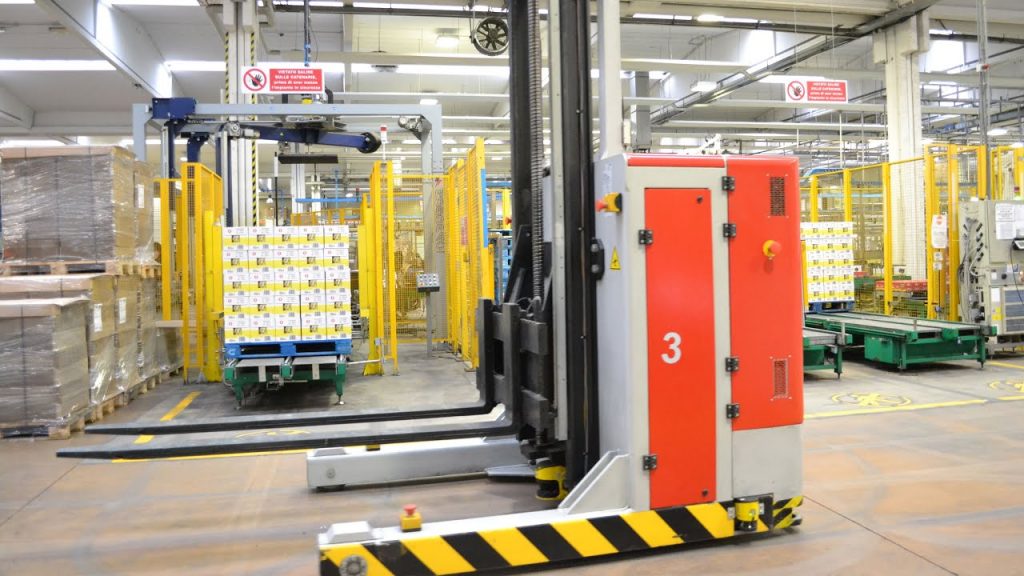 “Revolutionizing Wine Production: The Ultimate Integrated Intralogistic and Stretch Wrapping System for Enhanced Efficiency and Quality”