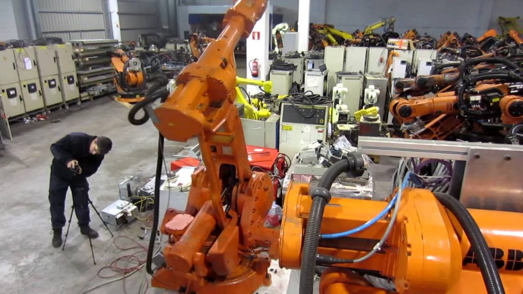 “Enhanced Eurobots for Sale: Revamped ABB IRB 4400 M2004 Industrial Robot Maximizes Productivity”