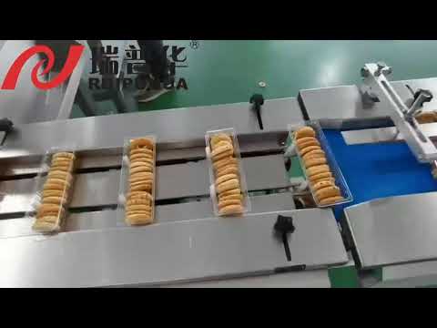 “Innovative Tray Loading Solution for Efficient Biscuit Counting and Packaging”