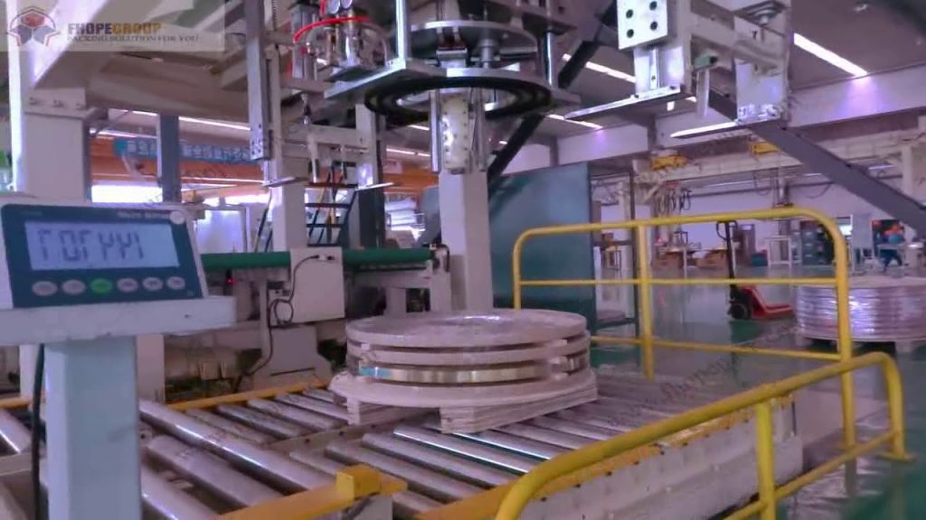 “Innovative Steel Strip Coil Packing Line Revolutionizes Efficiency with FHOPEPACK’s Automatic Packaging Solution”